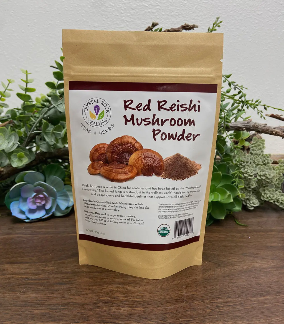 Red Reishi Mushroom Powder